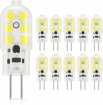 $52.13 • Buy G4 LED Light Bulb Bi-Pin Base 1.5Watt 15-20W Halogen Bulb Equivalent- Pack Of 10