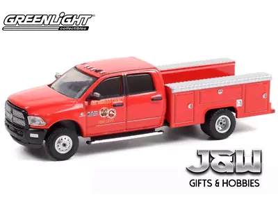 Greenlight Ram 3500 Dually 2017 Los Angeles County Fire Department 67010 E 1/64 • $6.79