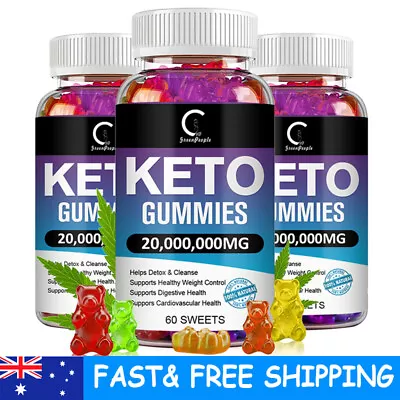 Keto Gummies Ketone Advanced Weight Loss Fat Burner Men Women Dietary Supplement • $69.99