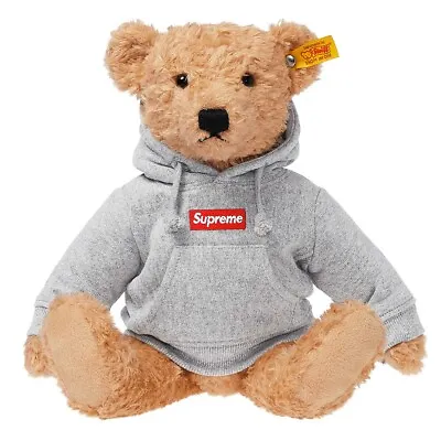 NWT Supreme Steiff Teddy Bear Mini Box Logo Hoodie SEALED In Bag FW18 AUTHENTIC • $329