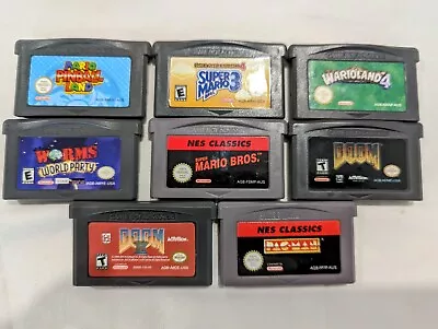 8 Gameboy Advance Games AGB01  • $30