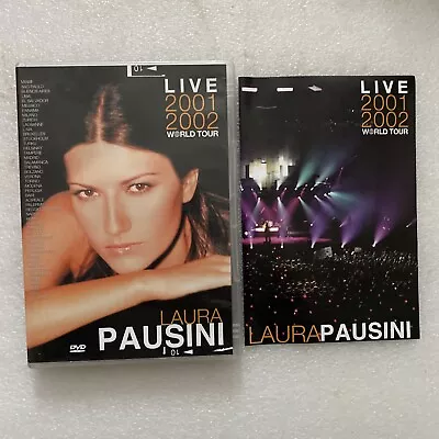 LAURA PAUSINI  LIVE 2001-2002 WORLD TOUR  DVD & Insert  Prompt Free UK Post • £12.95