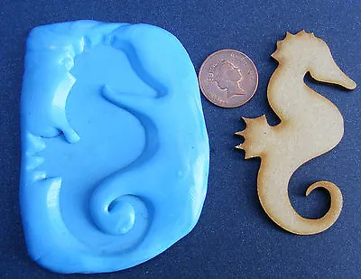 Reusable Sea Horse Silicone Mould Food Safe Sugarcraft Jewellery Cake Tumdee 3 • £3.99