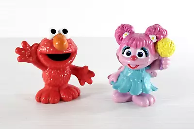 Sesame Street Workshop Hasbro 3” Lot Of 2 Figures Toys Elmo Abby & Cadabby • $2.69