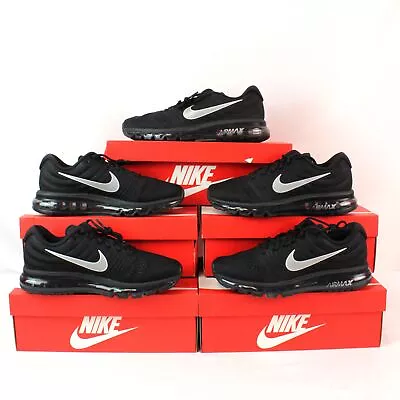 Nike Air Max 2017 Sneakers In Black/White-Anthracite Sizes 9 9.5 & 12 Lot Of 5 • $349.99