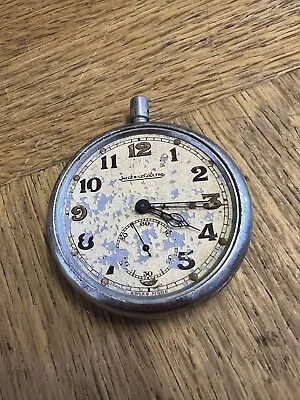 £5.50 • Buy Jaeger Lecoultre Military Pocket Watch Spares Or Repairs