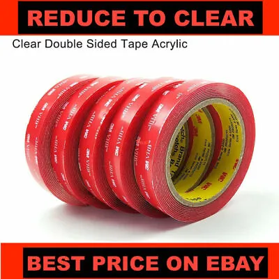 3M™ VHB™ Double Sided Tape Strong Heavy Duty Acrylic Sticky Pads Tape Adhesive  • £10.45