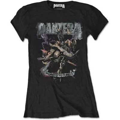 Ladies Pantera Vintage Rider Official Tee T-Shirt Womens Girls • $41.79