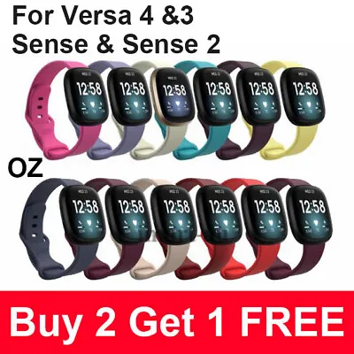 $6.95 • Buy For Fitbit Versa 4 Versa 3 Sense Sense 2 Replacement Band Bands Watch Straps