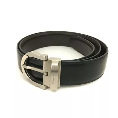 Salvatore Ferragamo Leather 85cm Mens Belt/3X0967 • $1