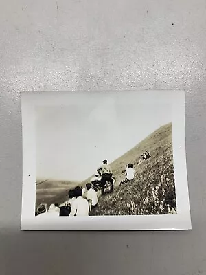 Vintage Original Harley Davidson Motorcycle Hill Climb Photo #3 • $24.99