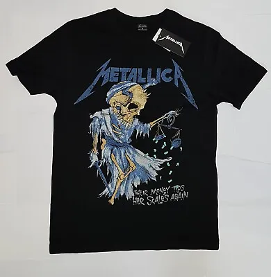 Metallica 100% Official Doris Their Money T-shirt • £16.99