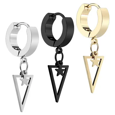 £6.08 • Buy Dangling Triangle Pyramid Earrings Decorative Earrings