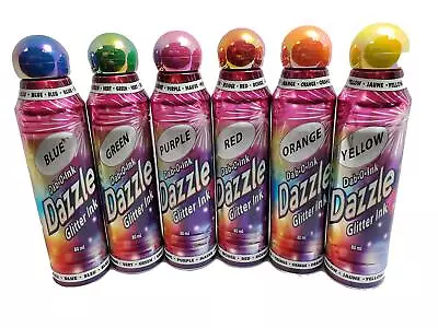 Dazzle Glitter Bingo Dauber/Dabber Ink 6-Pack Mixed Colors • $22.20