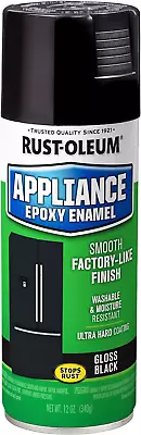 7886830 Specialty Appliance Epoxy Spray Paint 12 Oz Black • $15