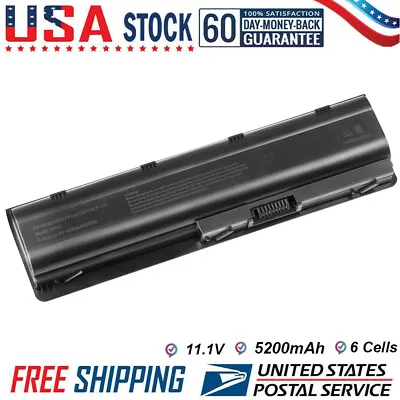 6 Cells  Battery For HP Pavilion Dv7 Dv6 Dv5 G6 G7 Dm4 MU06 G72 593553-001 CQ42 • $14.95