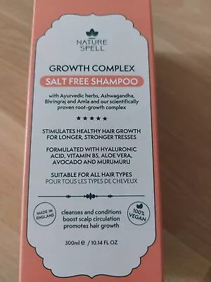 Nature Spell Growth Complex Salt Free Shampoo 300ml • £11