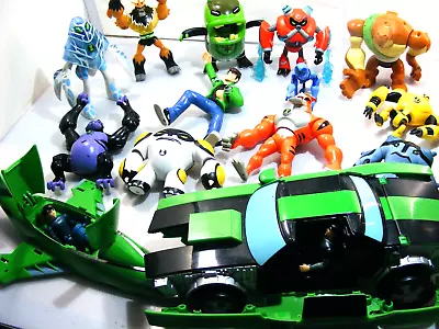 £29.99 • Buy Ben 10 Big Figures Toys Bundle Lot X 14 Including  Watch & Vehicles