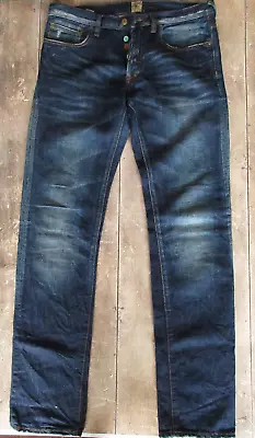 £79.99 • Buy PRPS RAMBLER JEANS 34x36 DISTRESSED BLUE SLIM FADED COTTON/LINEN E59P35V DBL