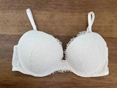 Victoria's Secret Coconut Lace 42DD Dream Angels Light Lined Full Coverage Bra • $24.99