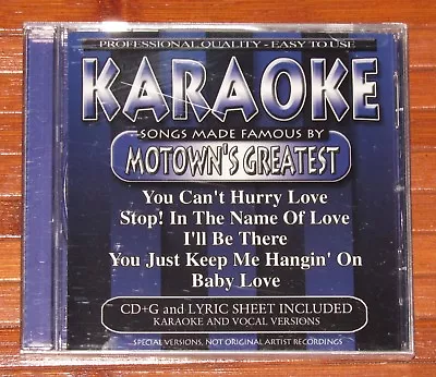 Karaoke: Songs Made Famous Motown's Greatest New Sealed • $22.99