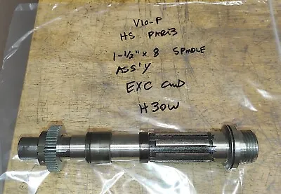 Emco Maximat V10-P Lathe Headstock Parts: 1-1/2 X8 MT3 Spindle Assembly H30W • $170.10