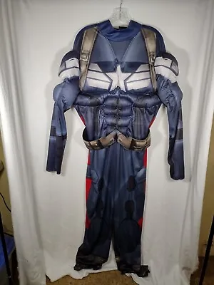 Marvel Legends Captain America Costume Men's XL (42-46) Padded Halloween ComiCon • $74.99