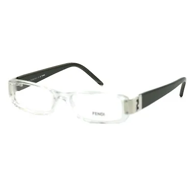 Fendi Men Or Womens's Eyeglasses F671 000 Clear/Black 49 16 130 Rectangular • $29.95