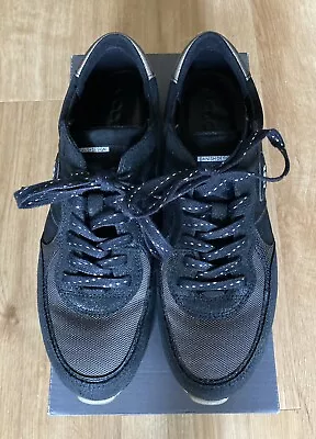 Ecco Sneak Shoes Black Mix Size UK 5 EU 38 Very Good Condition • £26.50