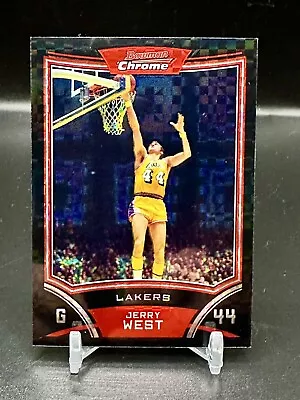 2004 Bowman Chrome ~ Jerry West Refractor Xfractor/299 ￼ • $7.50