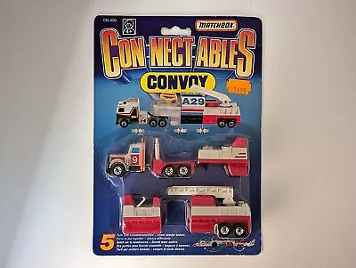 Matchbox Connectables Convoy Fire Ladder Truck - CN300 - 1990 • $12.87