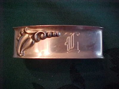 NICE LaPaglia STYLE Sterling Silver Napkin Ring Monogram • $34.99