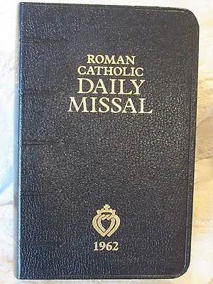 1962 Roman Catholic Daily Missal For The Traditional Latin Mass Black  • $71