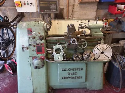 Colchester Chipmaster Precision Lathe Bosch Inverter Rebuilt Tooling 3/4 Chuck  • £1950