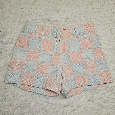 Womens Vineyard Vines Indian Madras Patchwork Multicolor Chino Shorts Size 6 • $9.75