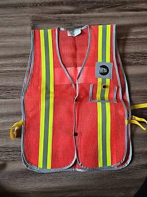 2013 Mta New York City Transit Authority Safety Vest Subway Bus Discontinued • $135.93