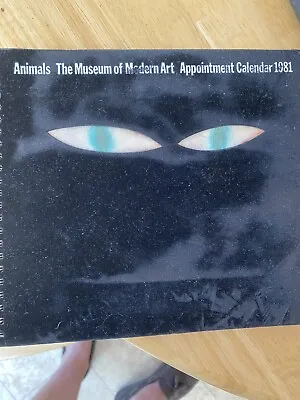 The Museum Of Modern Art Appointment Calendar Animals 1981 • $14.99