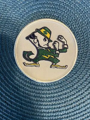 Vintage Ncaa Notre Dame Fighting Irish Iron On 3 1/8   Round Patch • $11.99