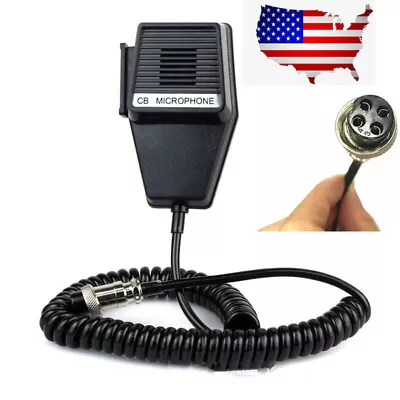 Superstar CM-4 4 Pin CB Radio Microphone For Galaxy Cobra Stryker Coffin Mic • $12.62