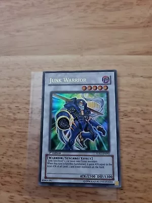 Yugioh Card Junk Warrior 5DS1-EN041 Ultra Rare 1st Edition • £0.99