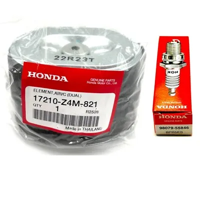 Genuine Honda  Air Filter Element AFZE18 GX160 GX200 Spark Plug 98079-55846 NGK • $18.95