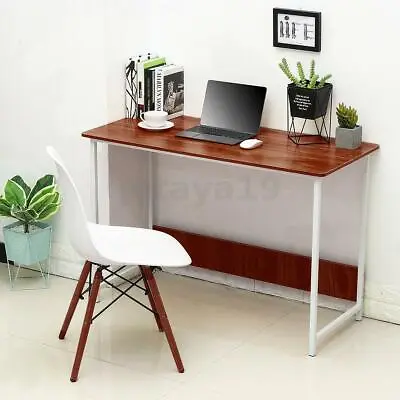 $59.99 • Buy 110CM Computer Desk Study Home Office Table Student Metal Workstation Storage