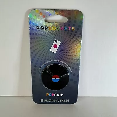 Popsockets Popgrip Backspin RPM 45 Spinnable Phone Grip And Stand NEW • $12.99