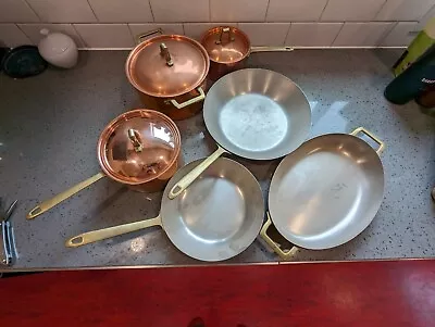 Vintage Paul Revere Ware 1776 - 1976 And 1801 Copper 9 Piece Set  • $99.99