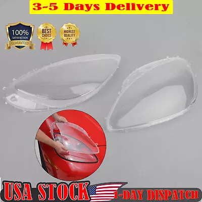 Headlight Replacement Lens Driver Passenger L+R PAIR Fits For Corvet C6 05-13 • $75.73