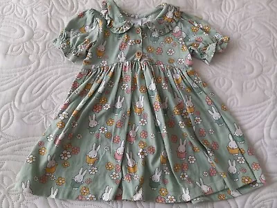 Baby Girl Miffy Summer Dress In Size 9-12 Months   • £3