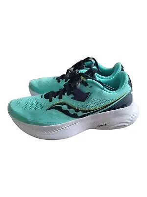 Saucony Women's Guide 15 Running Shoes In Cool Mint Acid Wide Width Size 7 • $35