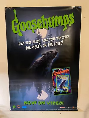 Poster: Goosebumps Werewolf Fever Swamp: Original VHS Movie Video Store (A) • $29.99