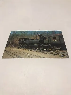 LOCOMOTIVE POSTCARD TRAIN New York Central System #39  Marmora  :  Eddy Clocks  • $8.95