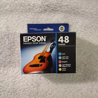 Epson T048920 48 5-pack Ink Cartridges 5 Colors (04/2016) • $34.99